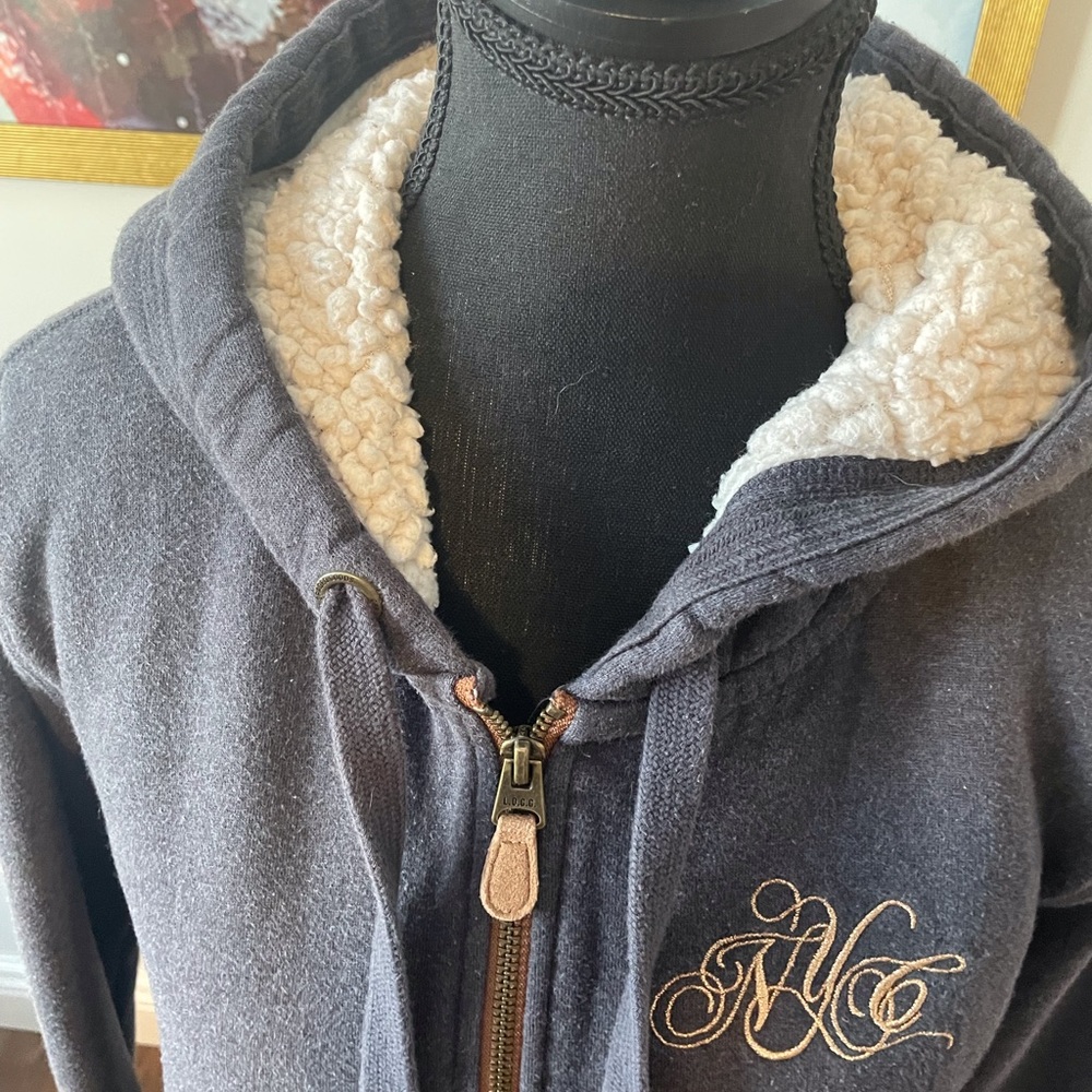 LOGG by H&M / Grey Hoodie Lined Sz XL